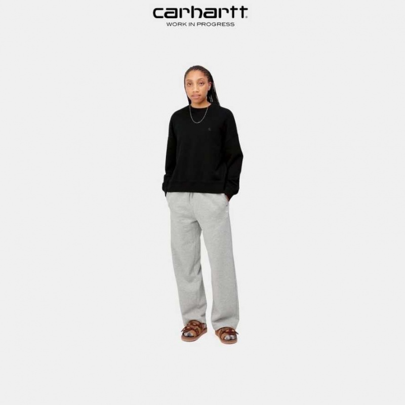 Noir Carhartt Wip Chester Sweatshirt - Danmark YEQ-1922150