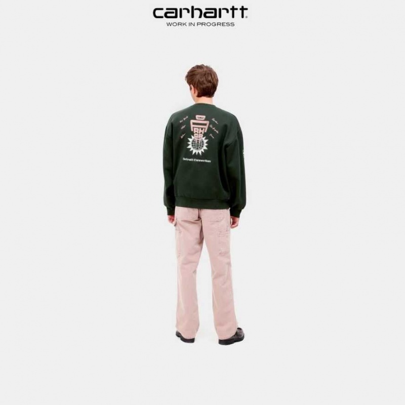 Noir Carhartt Wip Connect Sweatshirt - Danmark DGV-3939597