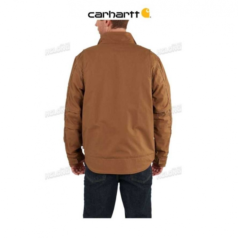 Marron Carhartt Flame-Resistant Full Swing Quick Duck Jacket - Danmark KKN-1582676