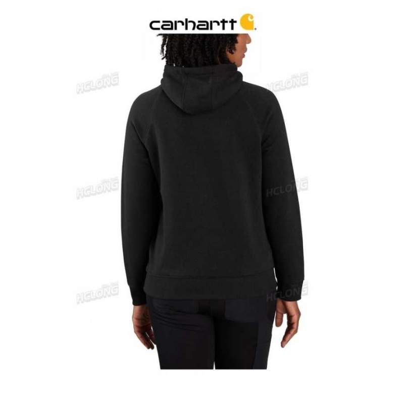 Noir Carhartt Force Relaxed Fit Legere Graphique Encapuchonné Sweatshirt - Danmark IBK-0133893