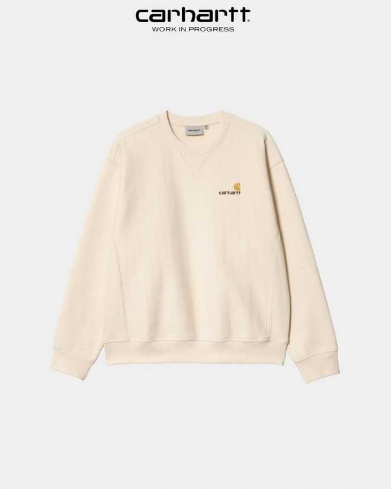 Calico Carhartt Wip American Script Sweatshirt - Danmark IPZ-0602639