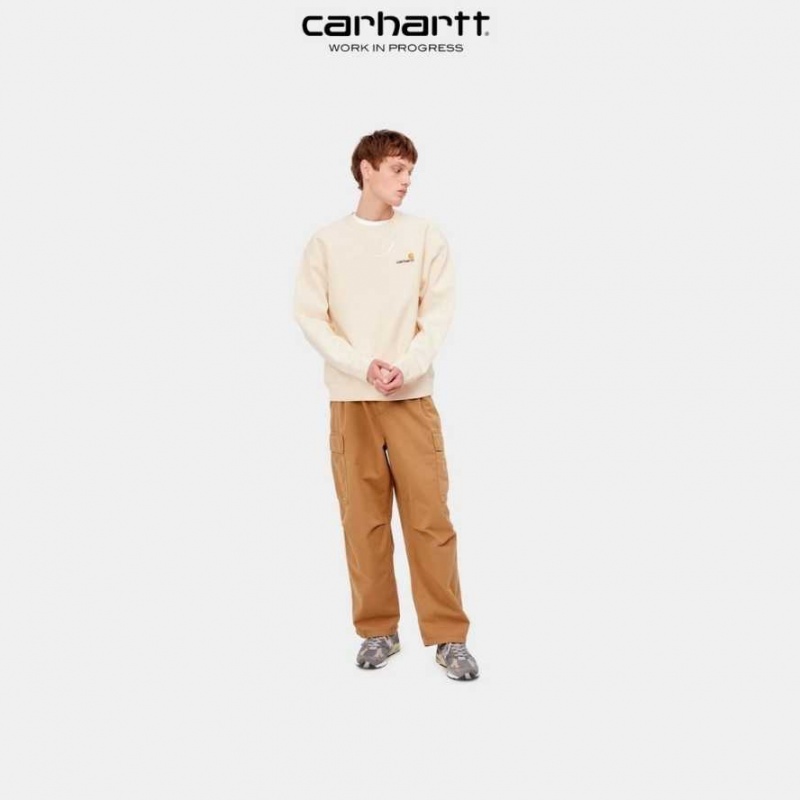 Calico Carhartt Wip American Script Sweatshirt - Danmark IPZ-0602639