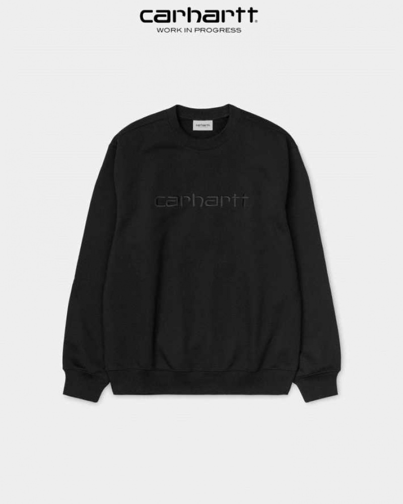 Noir Noir Carhartt Wip Sweatshirt Noir - Danmark OTC-8290062