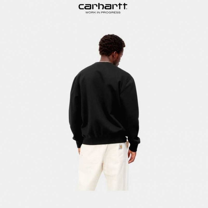 Noir Noir Carhartt Wip Sweatshirt Noir - Danmark OTC-8290062