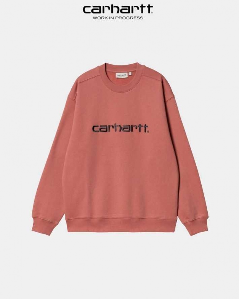 Misty Blush Carhartt Wip Sweatshirt Misty - Danmark TUO-4183478