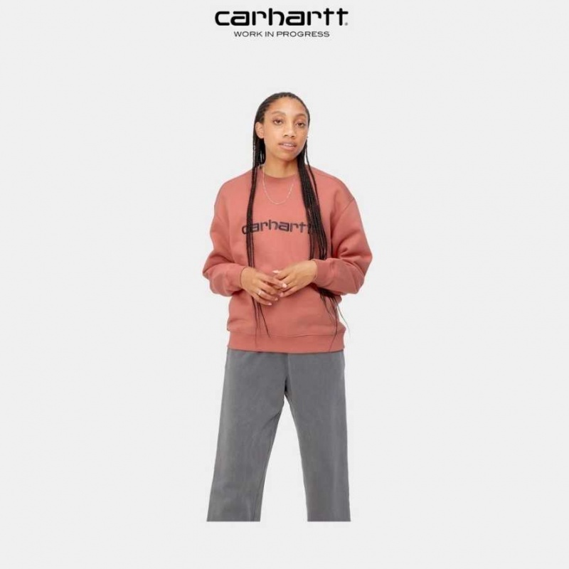 Misty Blush Carhartt Wip Sweatshirt Misty - Danmark TUO-4183478