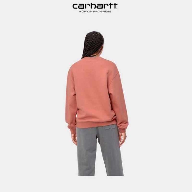 Misty Blush Carhartt Wip Sweatshirt Misty - Danmark TUO-4183478