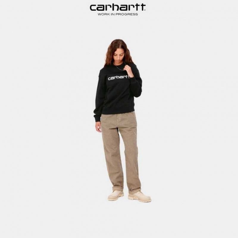 Noir Carhartt Wip Sweatshirt - Danmark IPZ-3848168