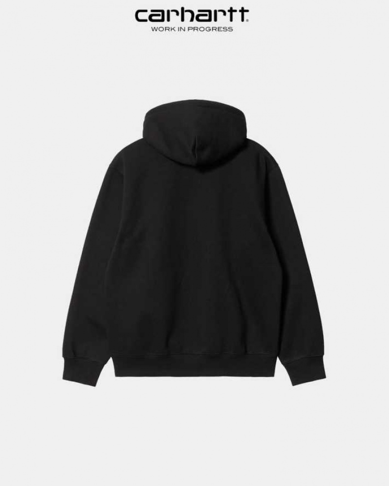 Noir Noir Carhartt Wip Encapuchonné Sweatshirt Noir - Danmark EXF-2062332