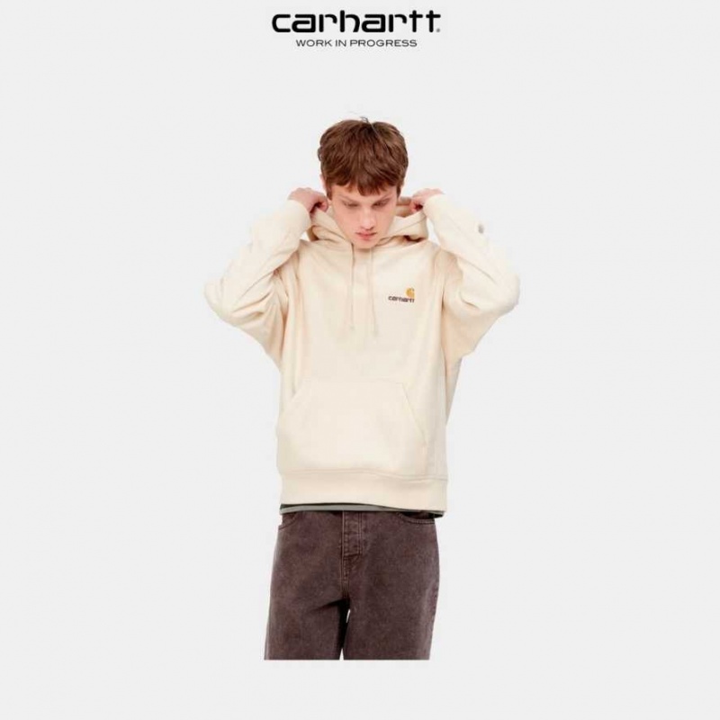 Calico Carhartt Wip Encapuchonné American Script Sweatshirt - Danmark KMH-0902355