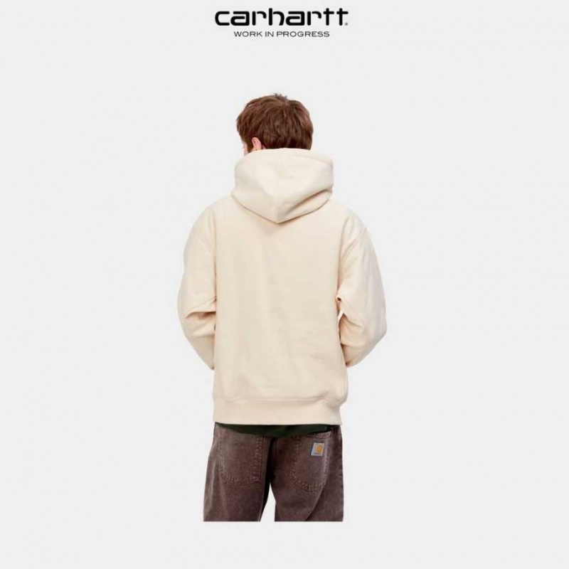 Calico Carhartt Wip Encapuchonné American Script Sweatshirt - Danmark KMH-0902355