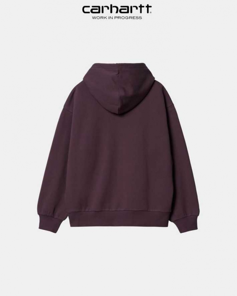 Noir Carhartt Wip Encapuchonné Casey Sweatshirt - Danmark WDE-6211055