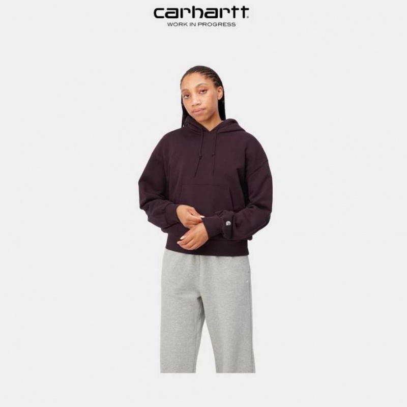 Noir Carhartt Wip Encapuchonné Casey Sweatshirt - Danmark WDE-6211055