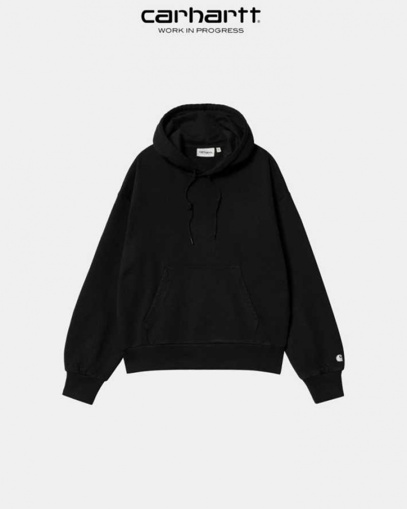 Noir Carhartt Wip Encapuchonné Casey Sweatshirt - Danmark NVG-7215780