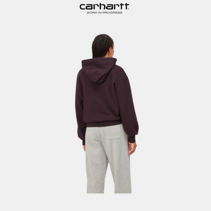 Noir Carhartt Wip Encapuchonné Casey Sweatshirt - Danmark WDE-6211055