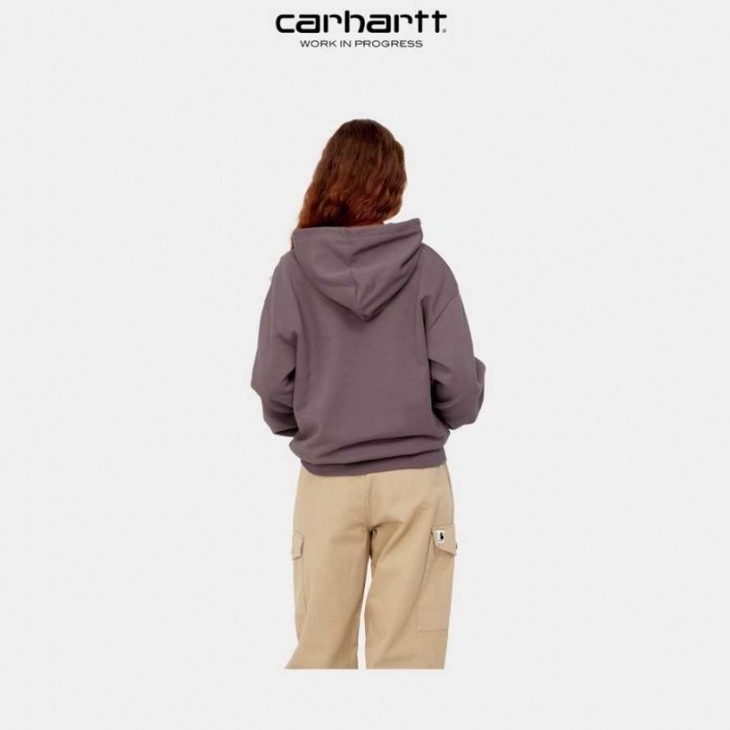 Misty Thistle Carhartt Wip Encapuchonné Casey Sweatshirt Misty - Danmark IFN-1311188