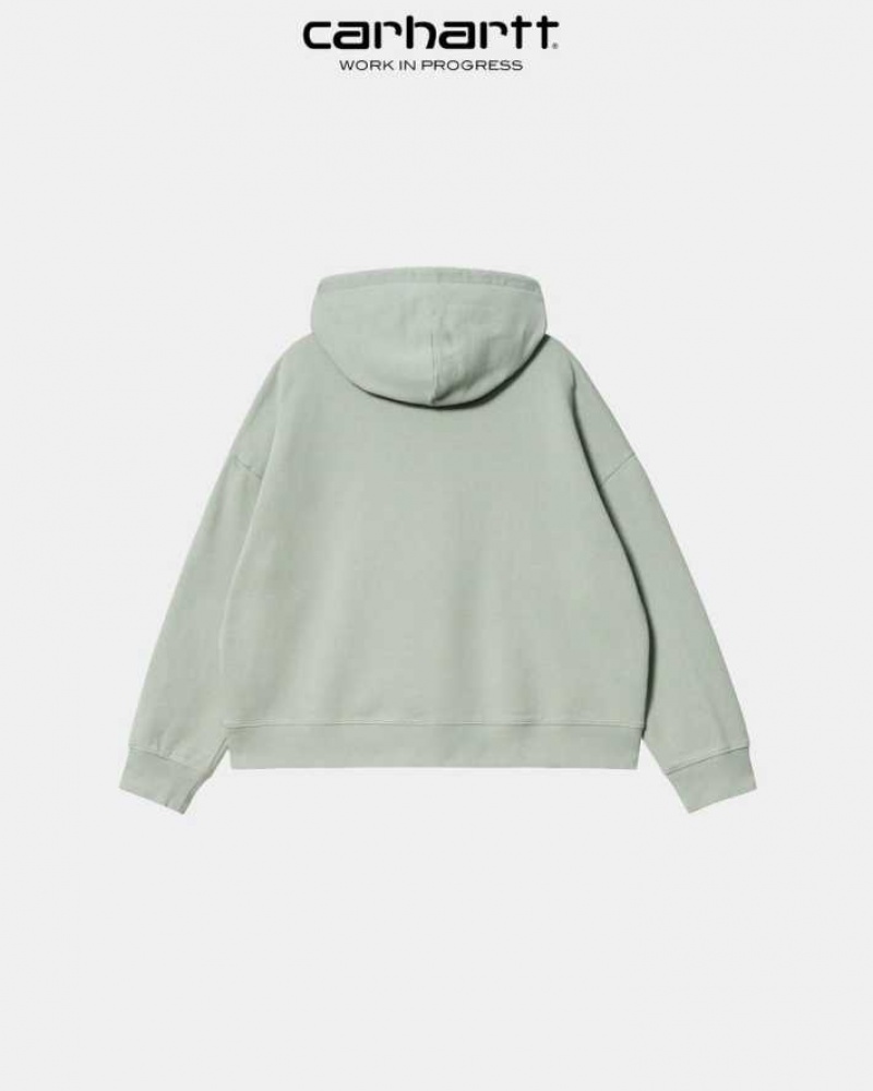 Misty Sage Carhartt Wip Encapuchonné Chester Sweatshirt Misty - Danmark NQE-9314441