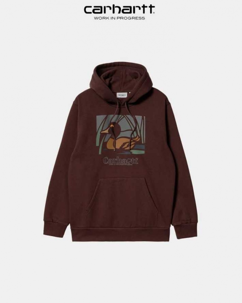 Ale Carhartt Wip Encapuchonné Duck Pond Sweatshirt - Danmark XWT-4179976