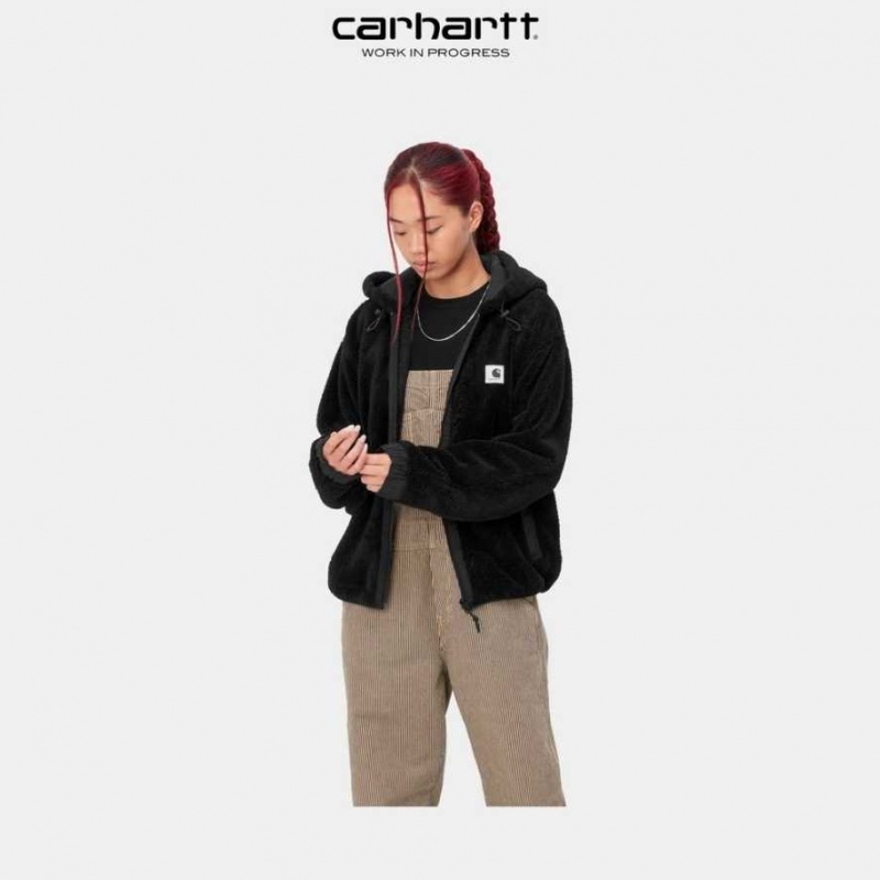 Noir Carhartt Wip Encapuchonné Mirada Jacket - Danmark MFX-7875135