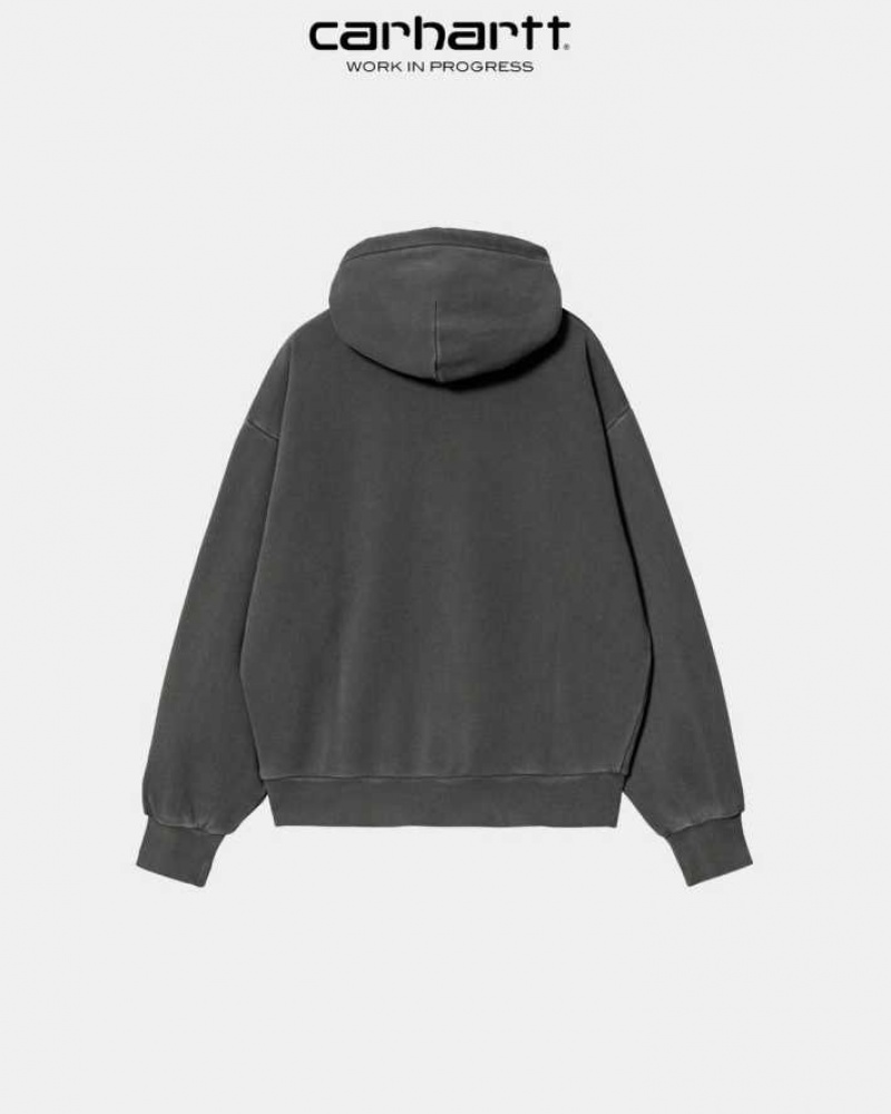 Vulcan (garment dyed) Carhartt Wip Encapuchonné Nelson Sweatshirt Vulcan (garment - Danmark JOD-0084000