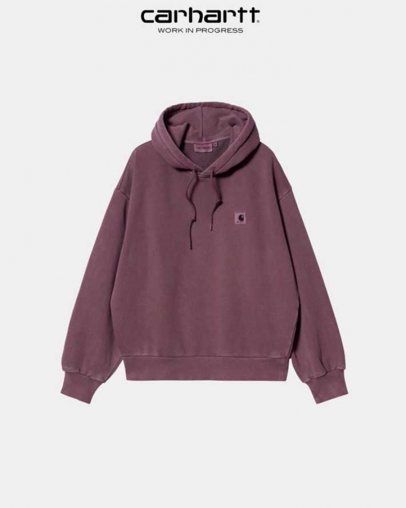 Noir Carhartt Wip Encapuchonné Nelson Sweatshirt - Danmark YAD-7138930