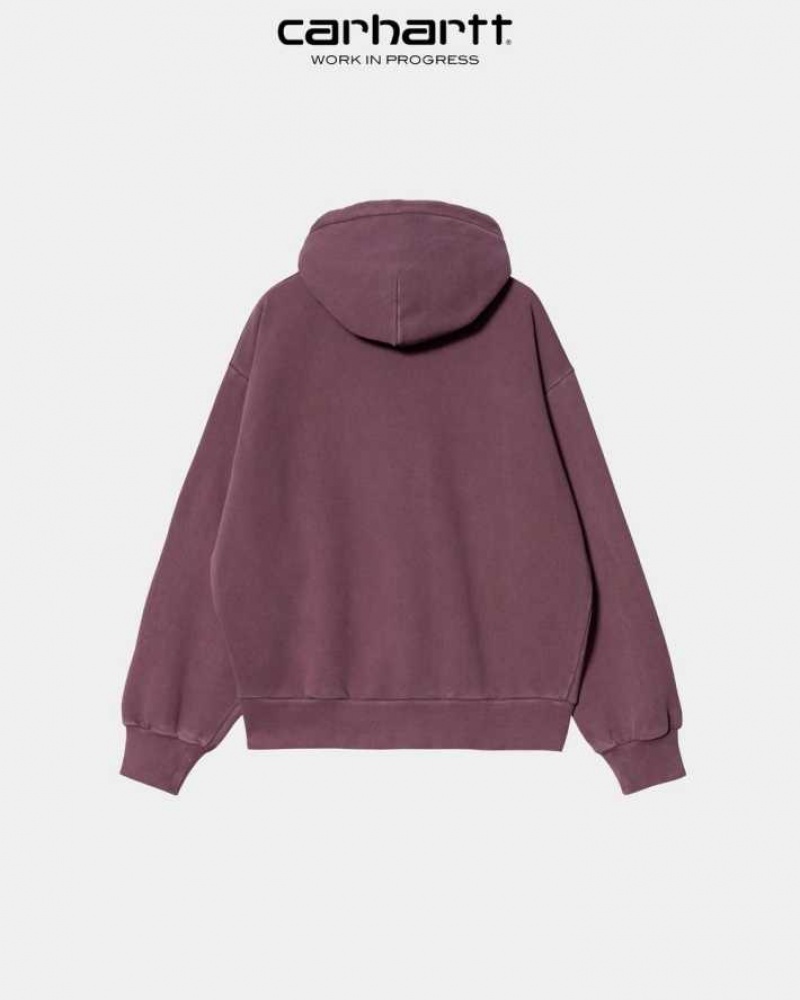 Noir Carhartt Wip Encapuchonné Nelson Sweatshirt - Danmark YAD-7138930