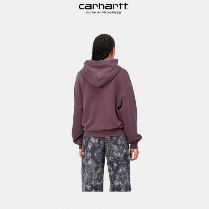 Noir Carhartt Wip Encapuchonné Nelson Sweatshirt - Danmark YAD-7138930