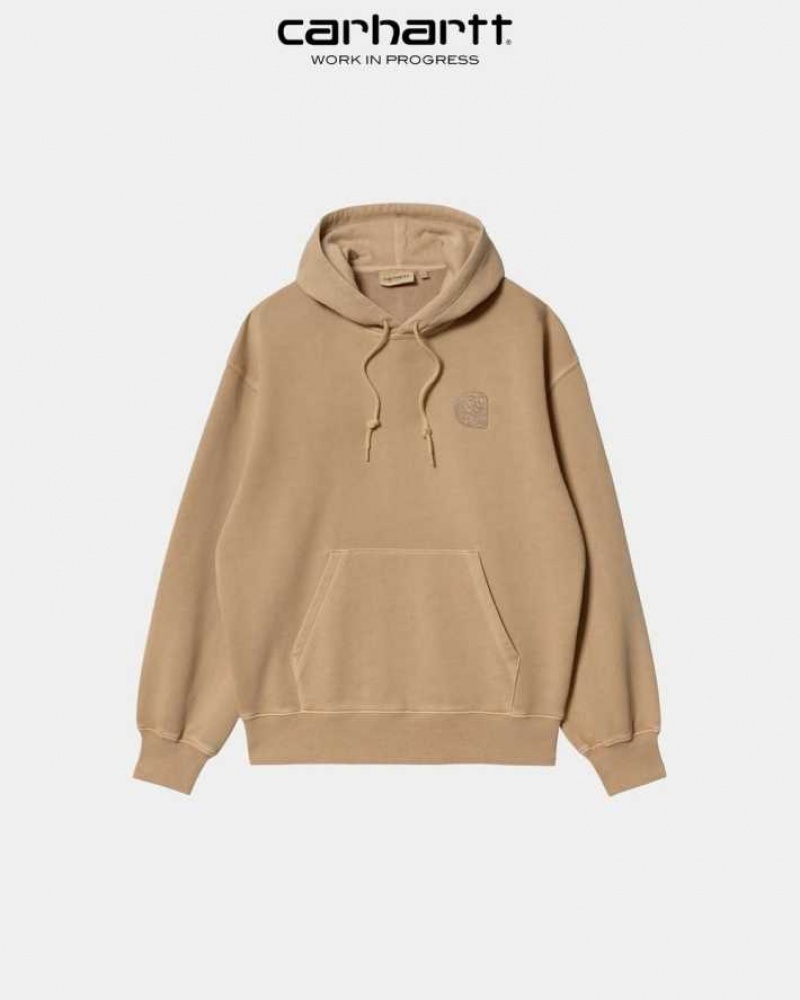 Marron Carhartt Wip Encapuchonné Verse C Sweatshirt - Danmark PWA-8768547