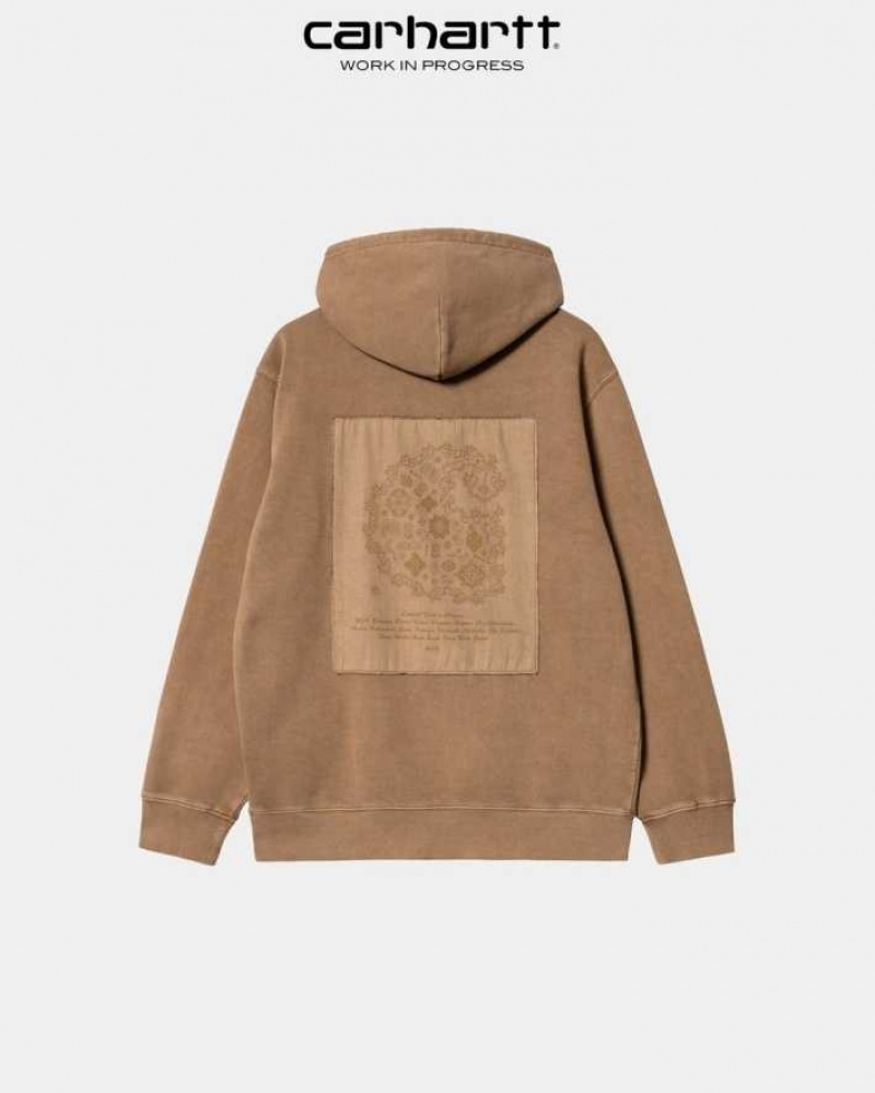 Marron Carhartt Wip Encapuchonné Verse Patch Sweatshirt - Danmark TPQ-6273968