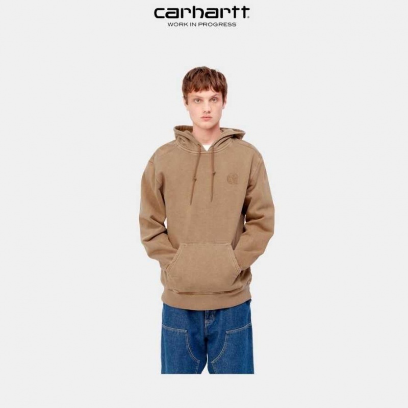 Marron Carhartt Wip Encapuchonné Verse Patch Sweatshirt - Danmark TPQ-6273968