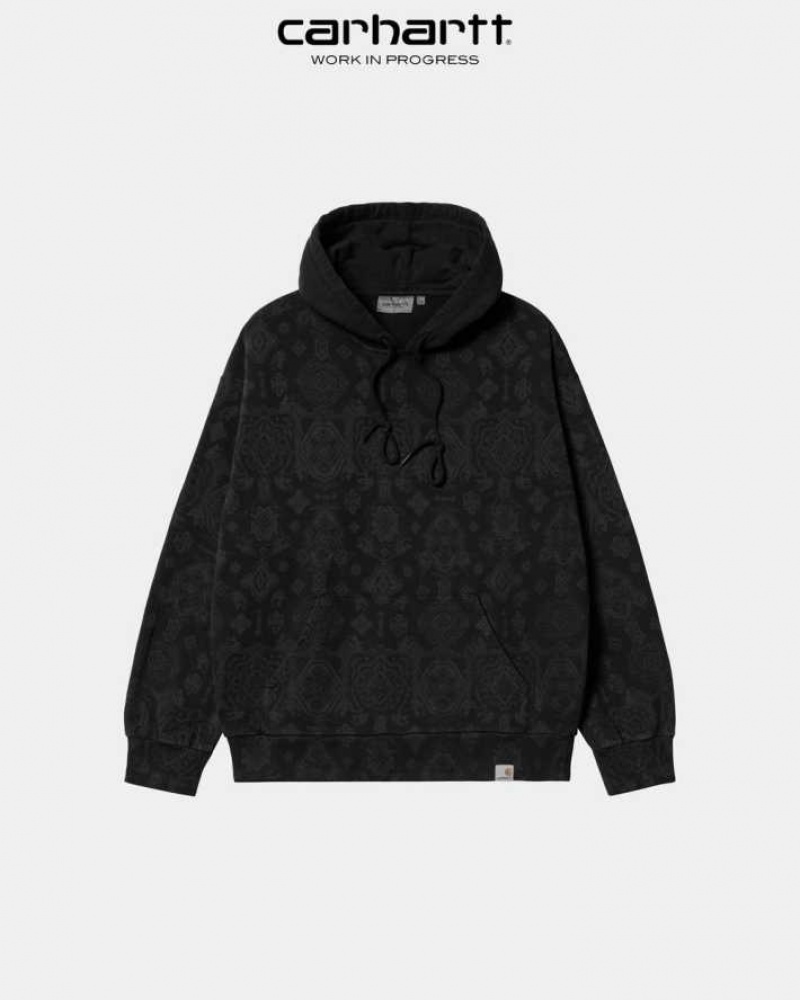 Noir Carhartt Wip Encapuchonné Verse Sweatshirt - Danmark NMF-6361364