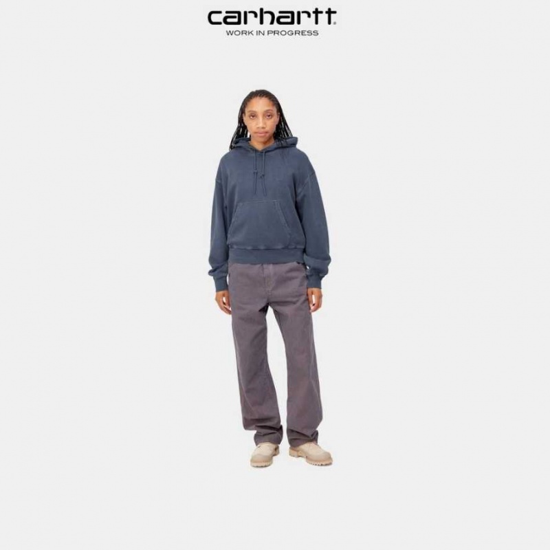 Bleu Carhartt Wip Encapuchonné Verse C Sweatshirt - Danmark YMH-0011460