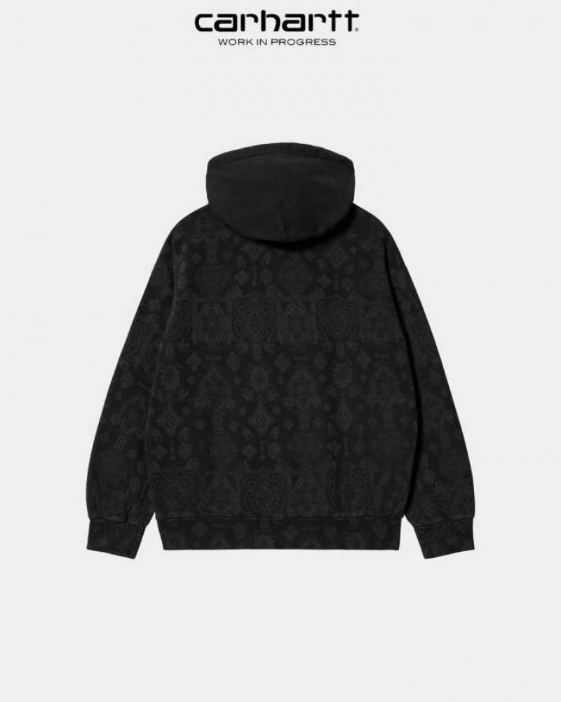 Noir Carhartt Wip Encapuchonné Verse Sweatshirt - Danmark NMF-6361364