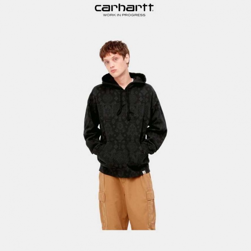 Noir Carhartt Wip Encapuchonné Verse Sweatshirt - Danmark NMF-6361364