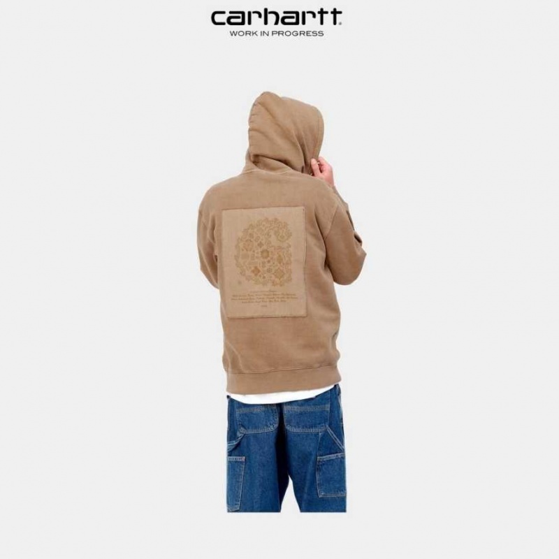 Marron Carhartt Wip Encapuchonné Verse Patch Sweatshirt - Danmark TPQ-6273968