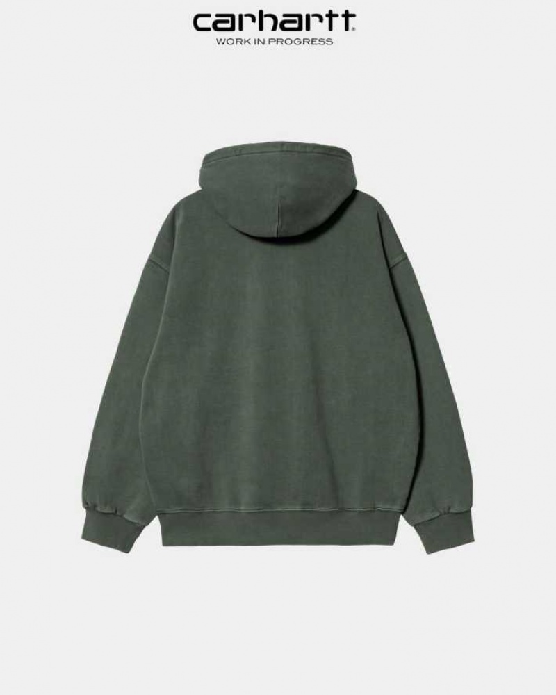 Boxwood Carhartt Wip Encapuchonné Vista Sweatshirt - Danmark OKY-6213815