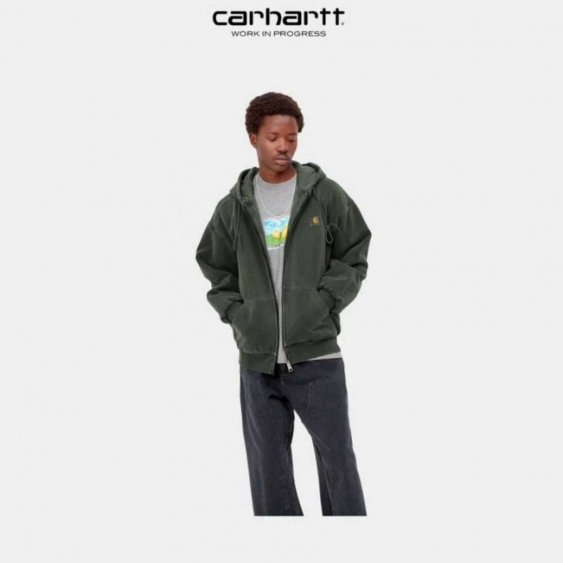 Boxwood Carhartt Wip Encapuchonné Vista Jacket - Danmark EIW-0974495