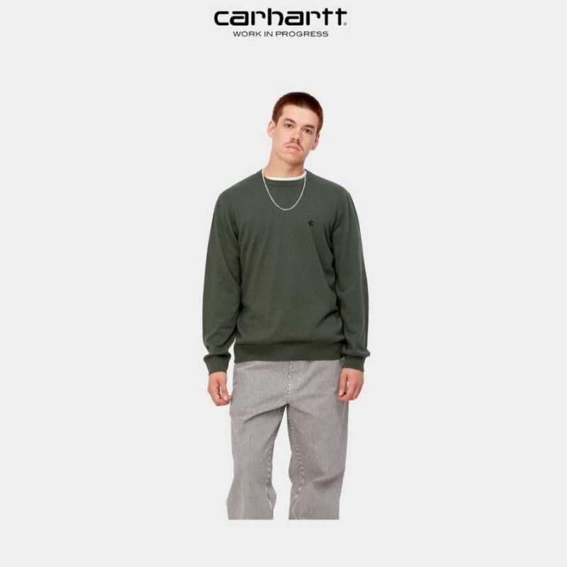 Boxwood Carhartt Wip Madison Pull - Danmark BSA-8879103