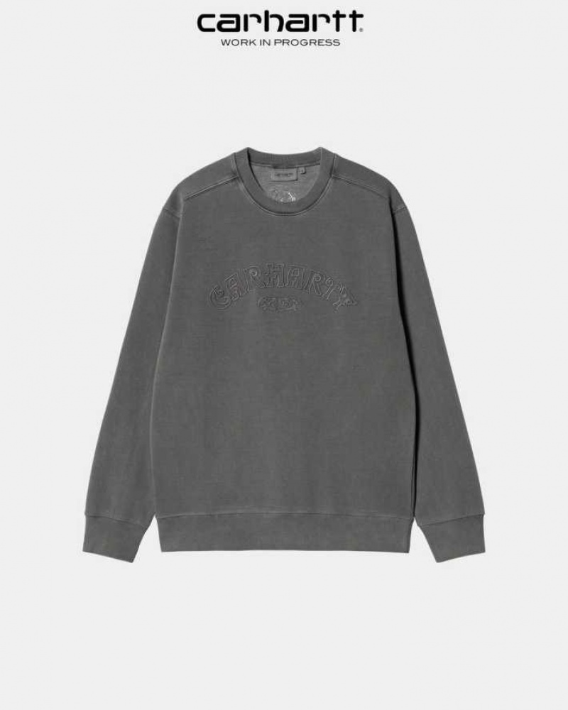 Vulcan Carhartt Wip Verse Script Sweatshirt - Danmark WQL-1035378