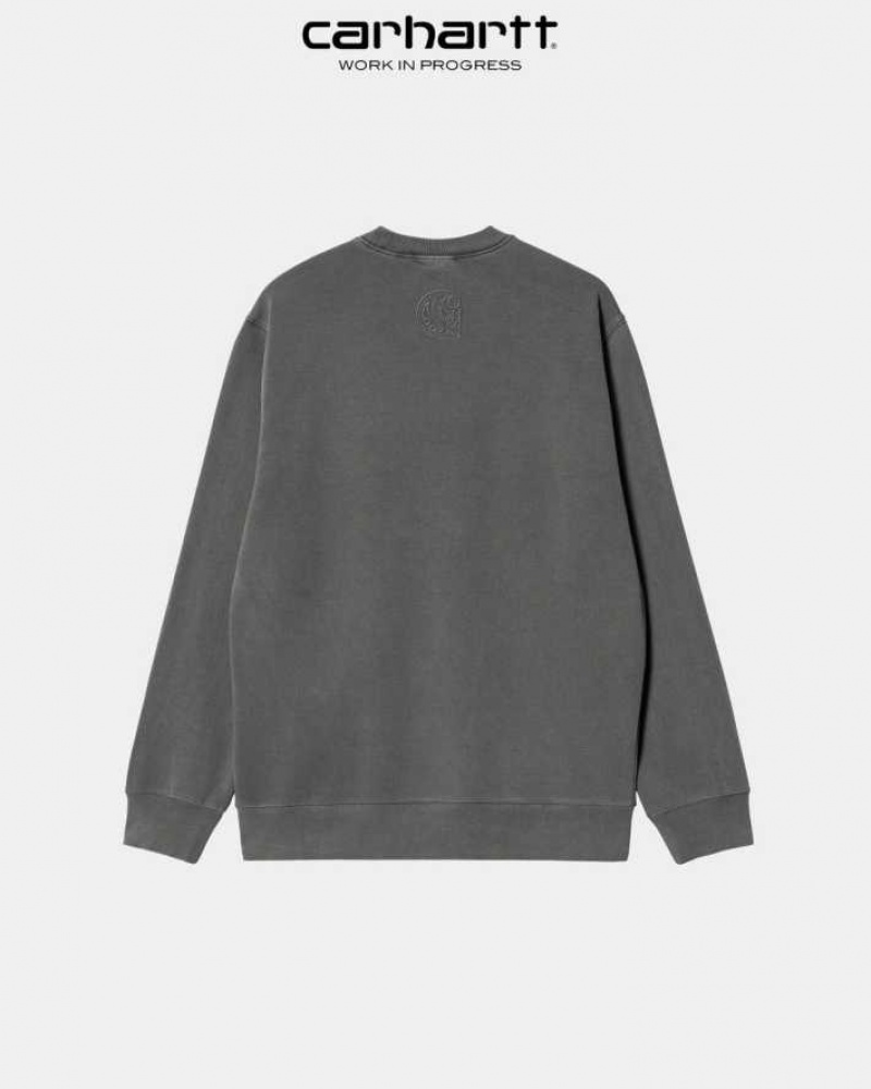 Vulcan Carhartt Wip Verse Script Sweatshirt - Danmark WQL-1035378