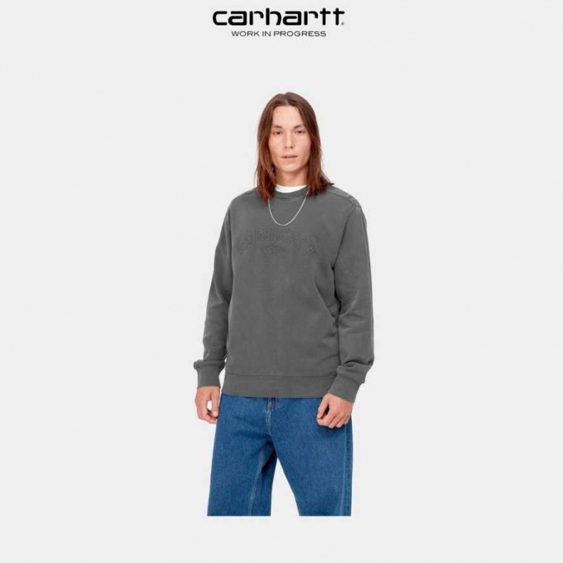 Vulcan Carhartt Wip Verse Script Sweatshirt - Danmark WQL-1035378