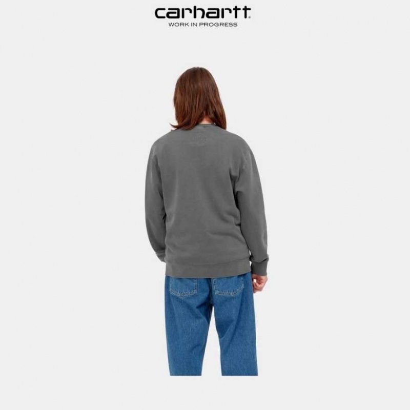 Vulcan Carhartt Wip Verse Script Sweatshirt - Danmark WQL-1035378