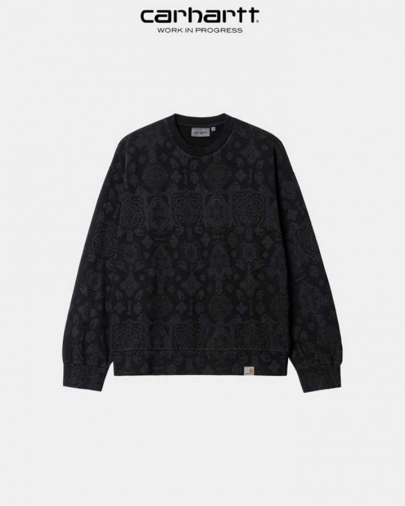 Noir Carhartt Wip Verse Sweatshirt - Danmark BRQ-9263504