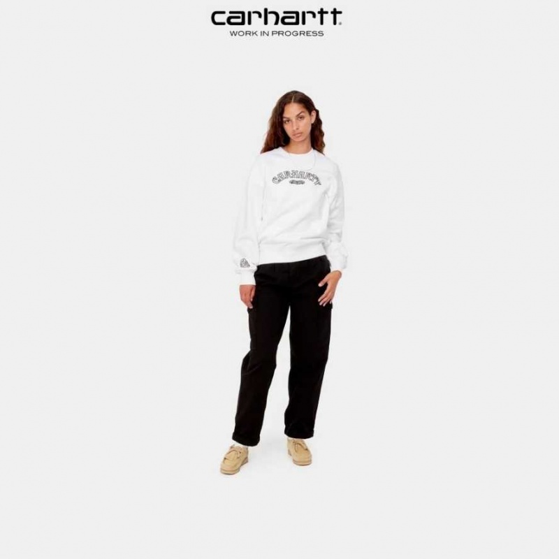 Blanche Carhartt Wip Verse Script Sweatshirt - Danmark GFS-8732054