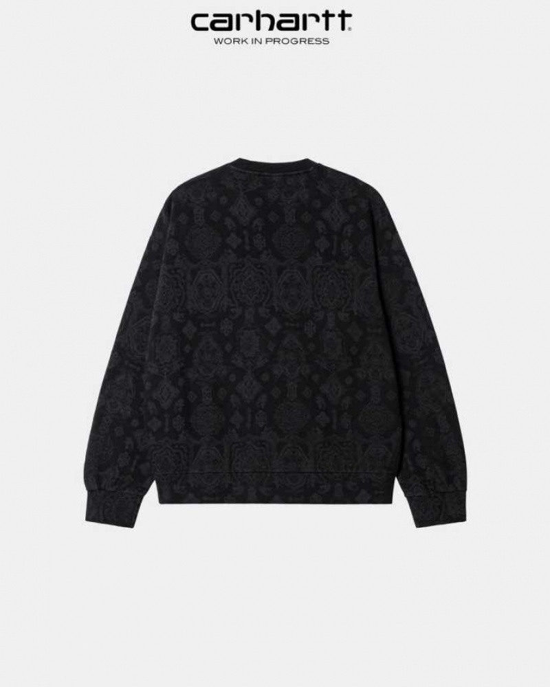 Noir Carhartt Wip Verse Sweatshirt - Danmark BRQ-9263504