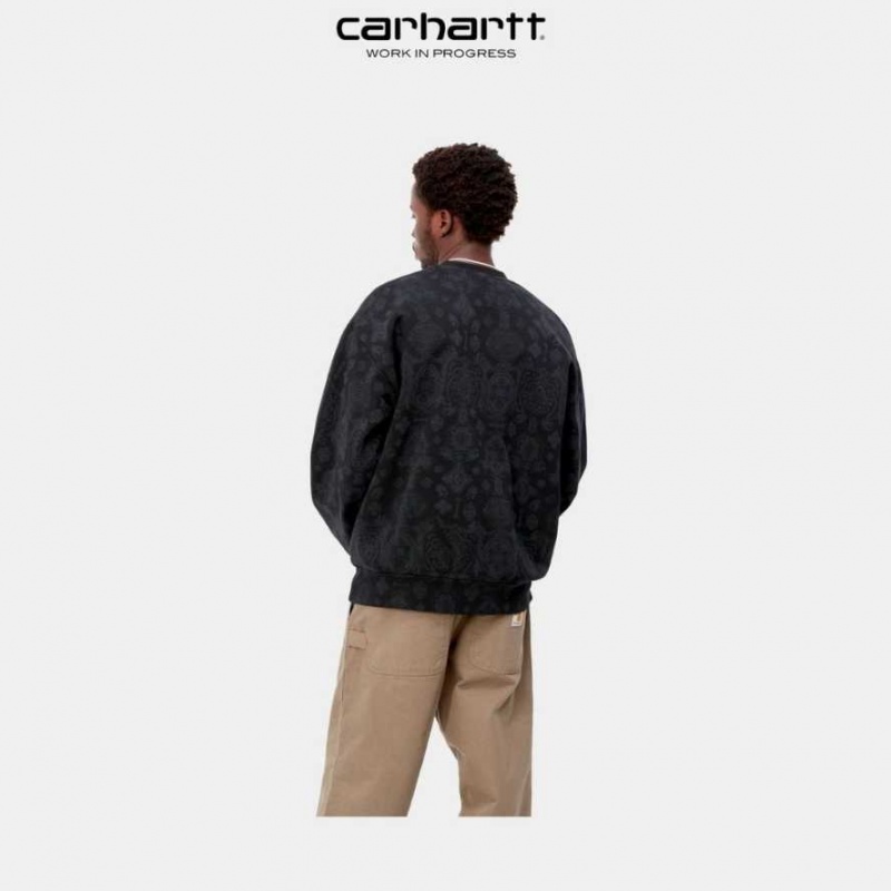 Noir Carhartt Wip Verse Sweatshirt - Danmark BRQ-9263504