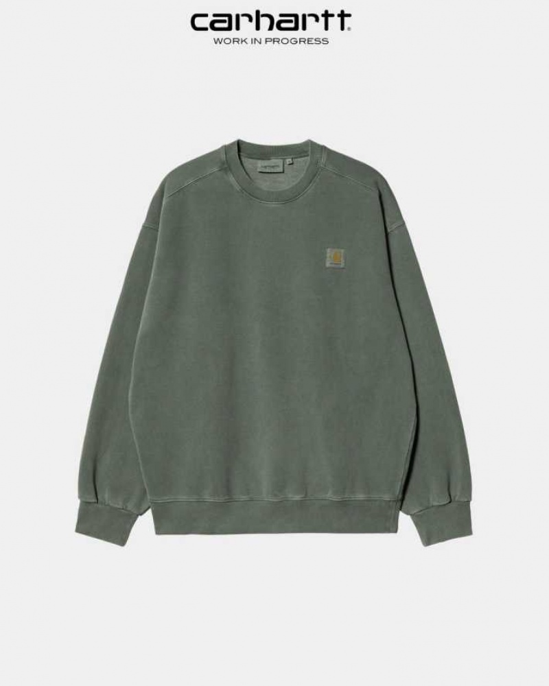 Boxwood Carhartt Wip Vista Sweatshirt - Danmark AHW-5218682