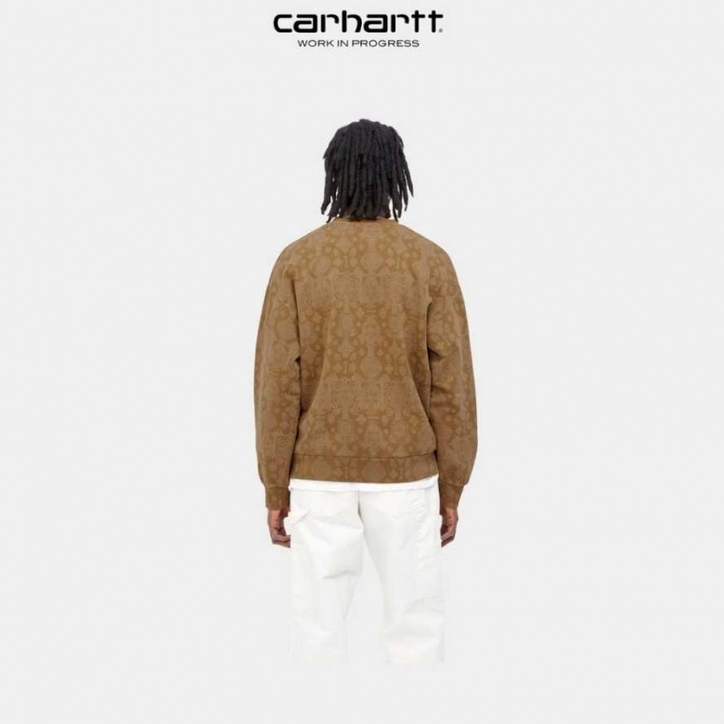 Marron Carhartt Wip Verse Sweatshirt - Danmark JRI-9604261