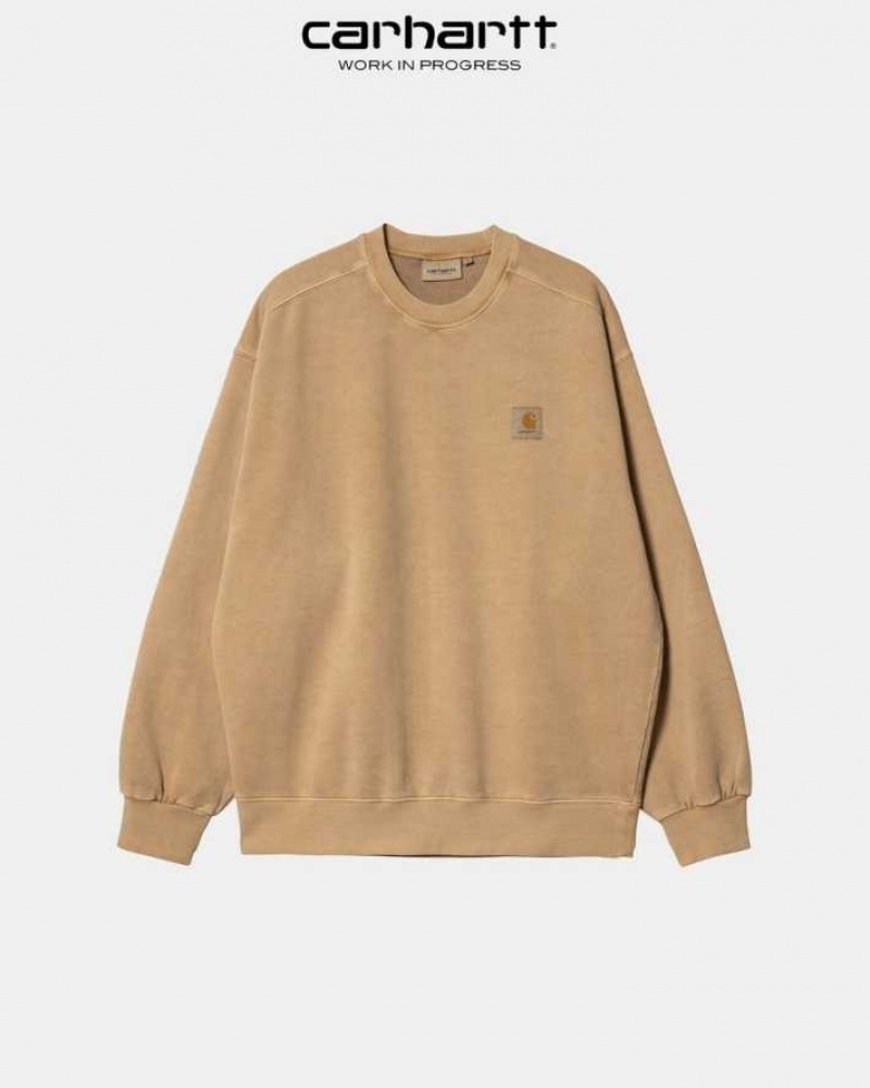 Marron Carhartt Wip Vista Sweatshirt - Danmark RYB-0189506