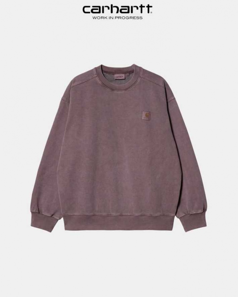 Noir Carhartt Wip Vista Sweatshirt - Danmark RUR-5747471